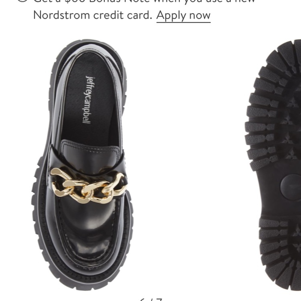NEW Jeffrey Campbell recess platform loafer black